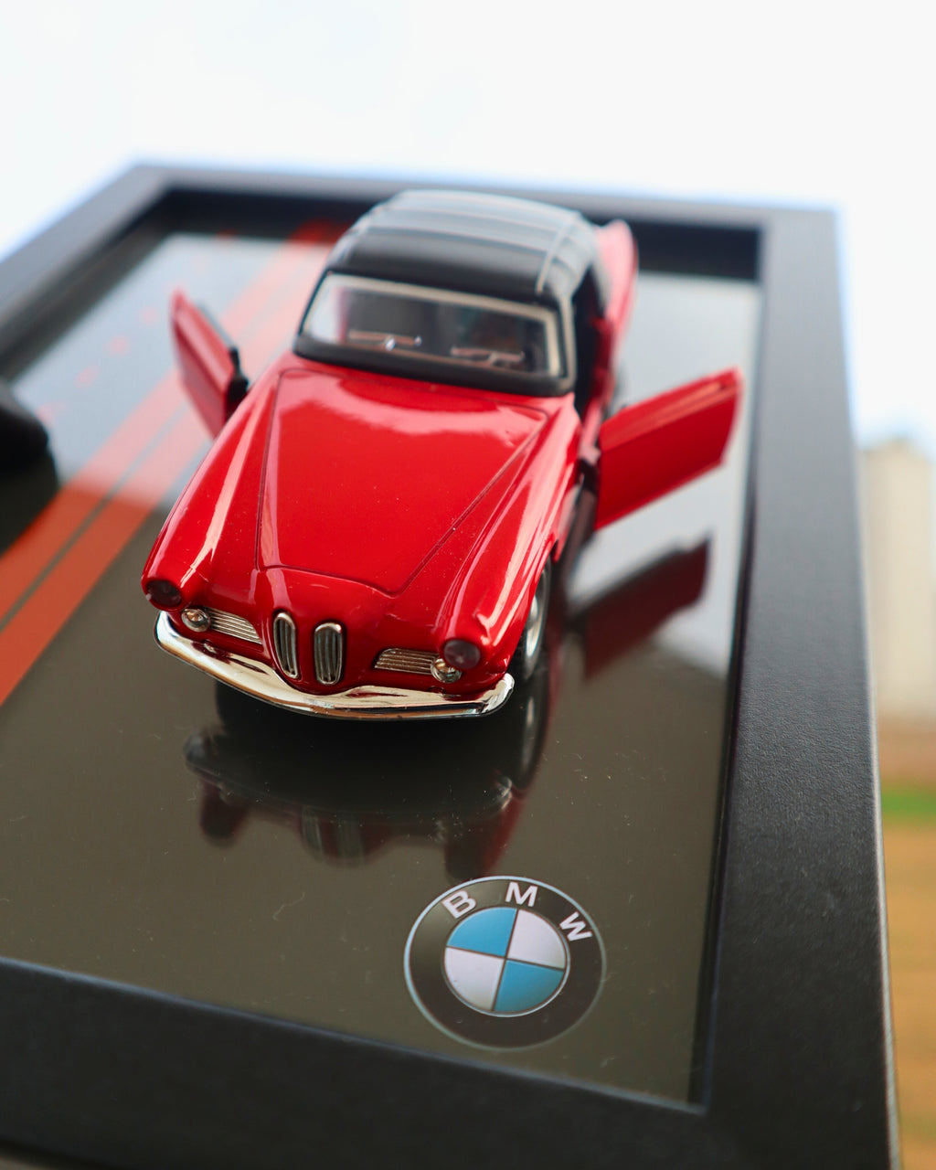 BMW Classic Hot Coupe Diecast Model Araba Tablosu 15x21 cm