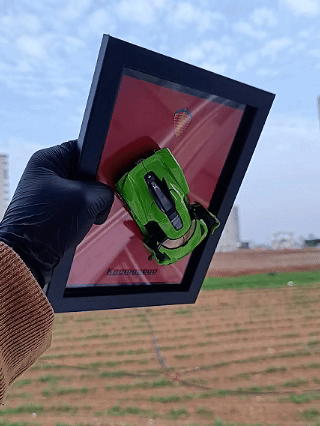 Koenigsegg Jesko Diecast Model Araba Tablosu 15x21 cm