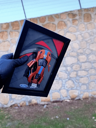 Ford GT Diecast Model Araba Tablo 15x21 cm