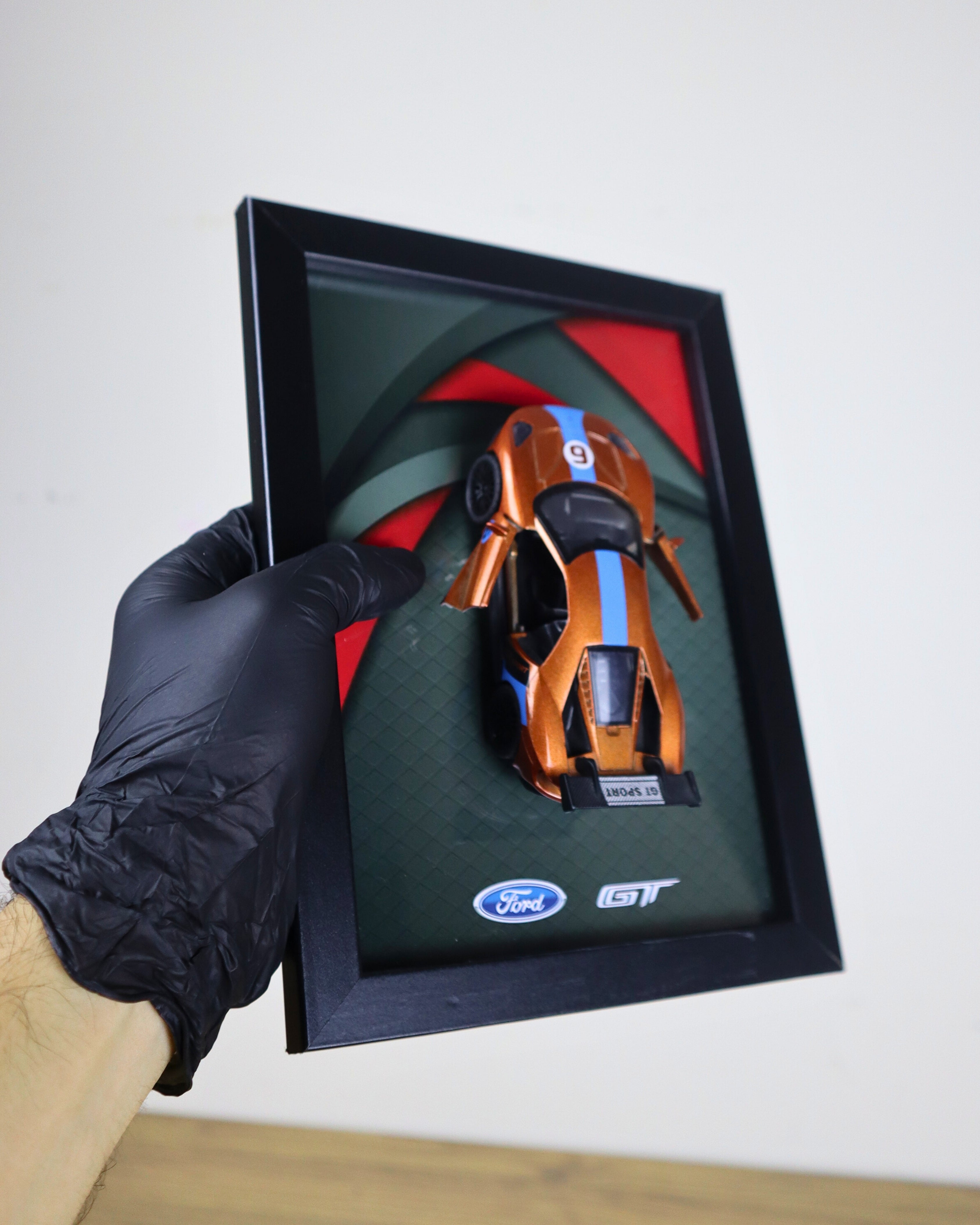Ford GT Diecast Model Araba Tablo 15x21 cm